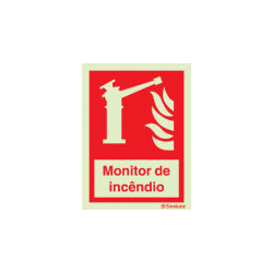 Sinalização dos equipamentos de extinção