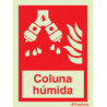Sinalização dos equipamentos de extinção