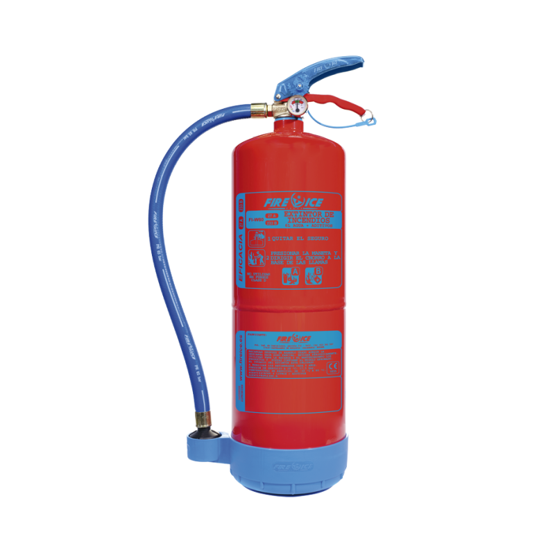 Extintor portátil 9 L HÍDRICO MEDIA-ALTA EFICACIA 27A 233B 75F ESPECIAL COCINAS