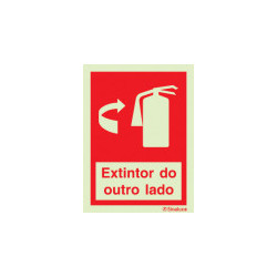 Sinalização de extintores e bocas de incêndio