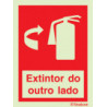 Sinalização de extintores e bocas de incêndio