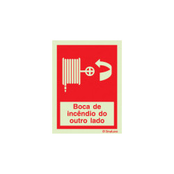 Sinalização de extintores e bocas de incêndio