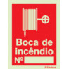 Sinalização de extintores e bocas de incêndio