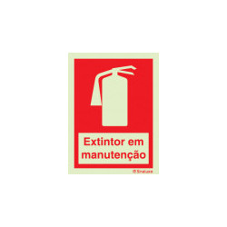 Sinalização de extintores e bocas de incêndio